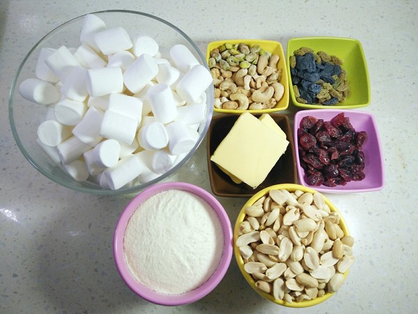 Cách làm kẹo Nougat nguyên liệu