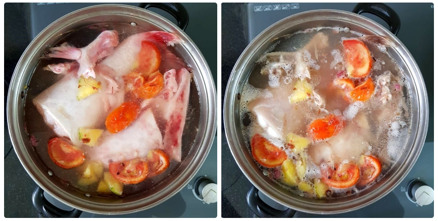 cá lăng nấu canh chua